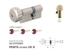 DK - PENTA cross US G - s knoflíkem