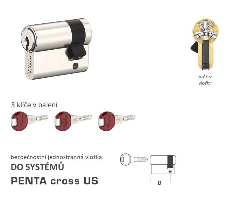 DK - PENTA cross US jednostranná