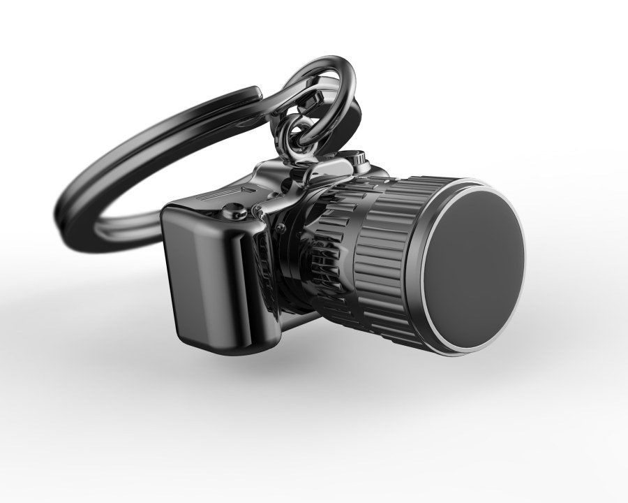 MTM - KLÍČENKA - Fotoaparát černý