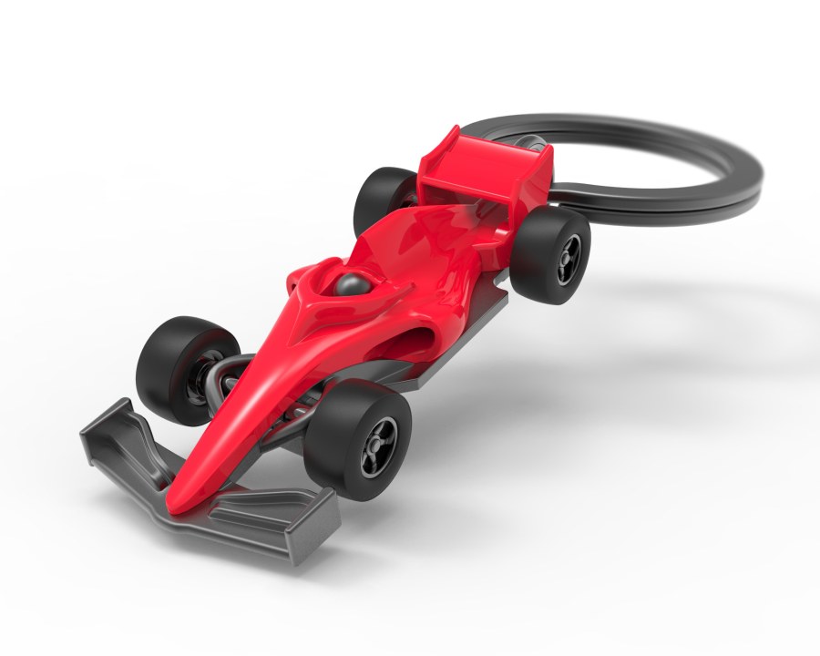 MTM - KLÍČENKA - Formule červená