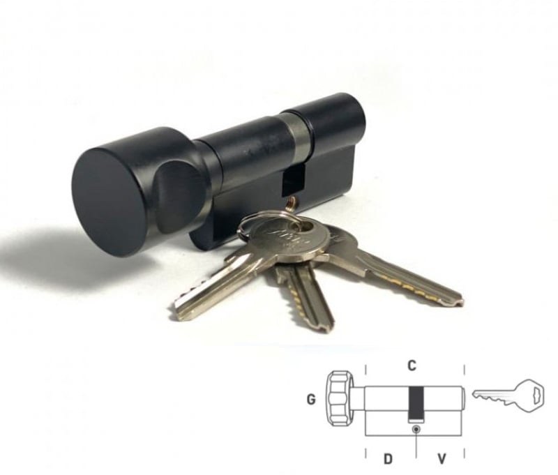 MPK - Bezpečnostní vložka 70S - s knoflíkem (bez karty)