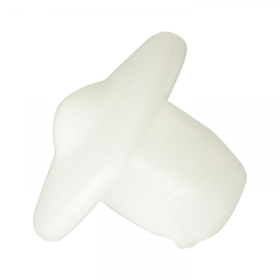 Tlumící narážecí čočka TD6, ø10.5, plast bílý Balení 100 ks.