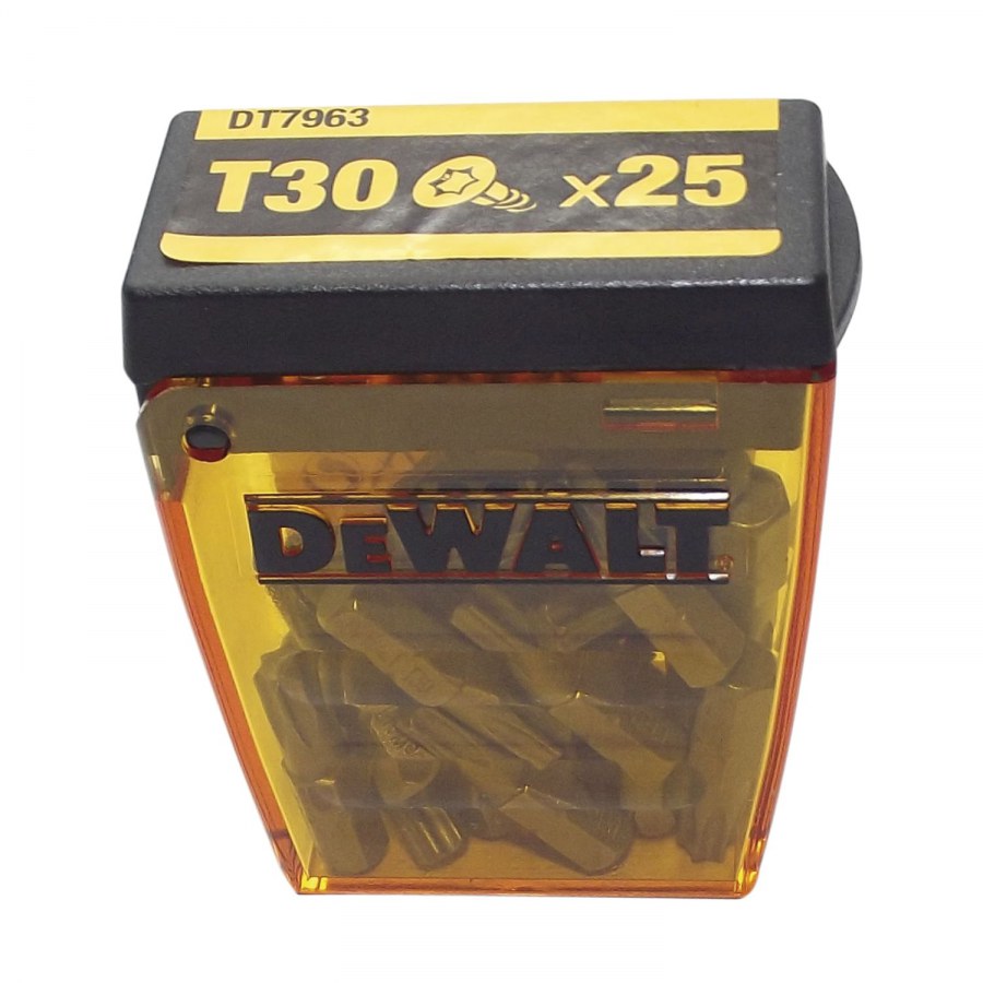 DEWALT box s bity DT7963 Torx 30 délka 25 mm obsah 25 kusů - Dílna - Outdoor Nářadí, ruční nářadí, elektrické pomůcky, ochranné pomůcky Bity a šroubováky