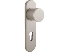 Krátký štítek s&nbsp;koulí 3054/5162DZAFH, PZ 88 mm, nerez satinovaná