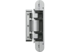 Skrytý závěs pro celoskleněné dveře TECTUS TEG 310 2D, 80 kg, nerez mat