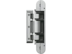 Skrytý závěs pro celoskleněné dveře TECTUS TEG 310 2D, 60 kg, nerez mat