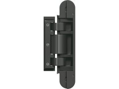 Skrytý závěs pro celoskleněné dveře TECTUS TEG 310 2D, 80kg, ocel černá mat