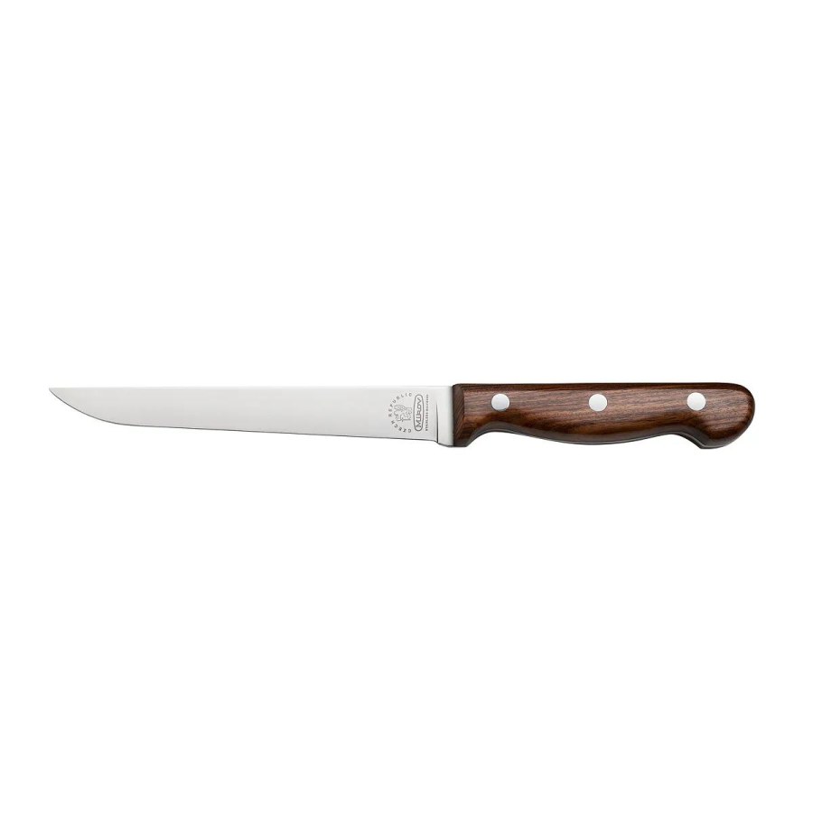 Řeznický porcovací nůž LUX PROFI 18 cm – střenka palisandr 307-ND-18 