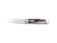 Vyhazovací zavírací nůž PREDATOR 241 HAMMER-střenka přírodní materiál držadla - střenky paroh