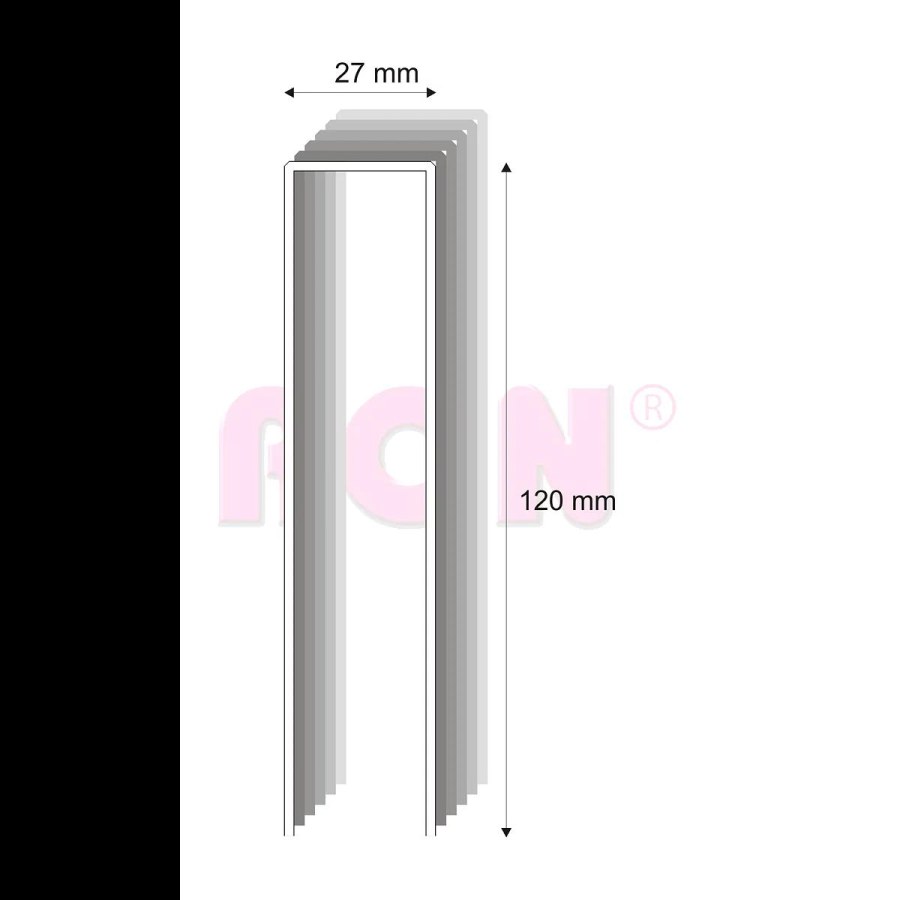 Spony pro izolace Narex S29/120 - 27 x 120 mm - 1 100 ks 