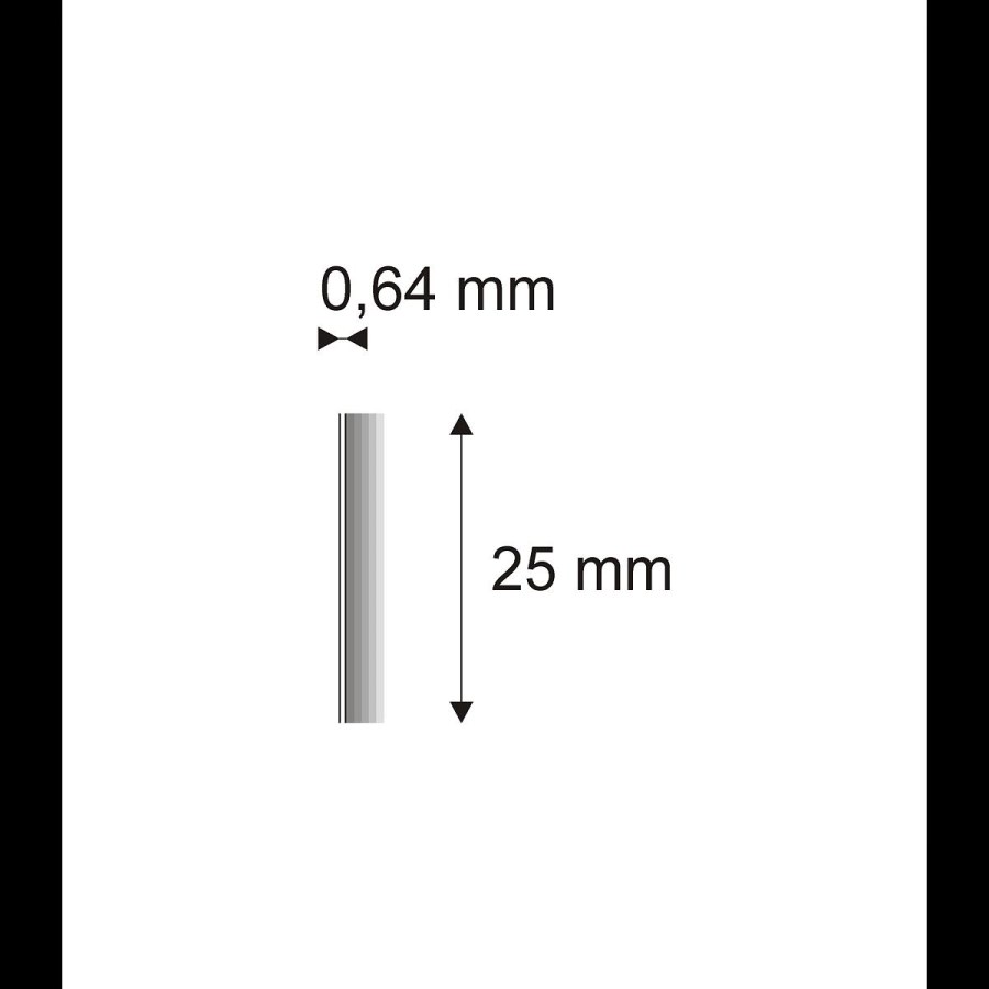 Truhlářské Piny Narex 6/25 - 0,64 x 25 mm - 20.000 ks 