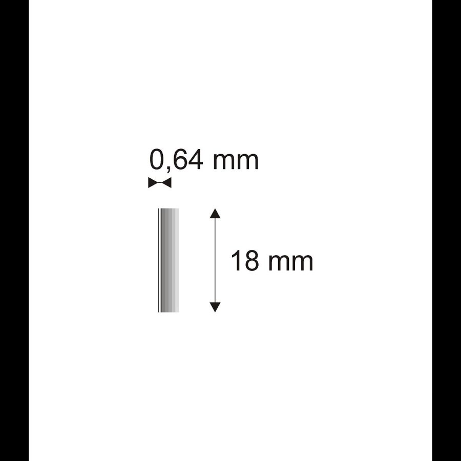 Truhlářské Piny Narex 6/18 - 0,64 x 18 mm - 20.000 ks 