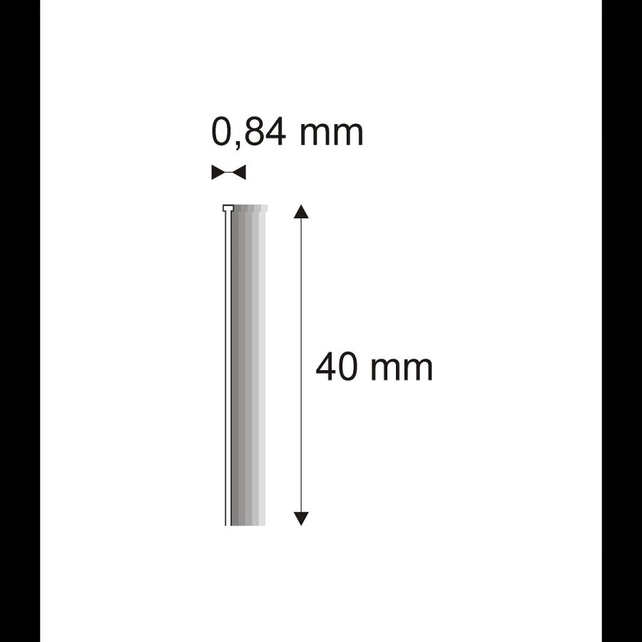 Truhlářské Brady Narex 84/40 - 0,84 x 40 mm - 14.000 ks 
