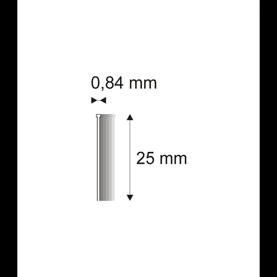 Truhlářské Brady Narex 84/25 - 0,84 x 25 mm - 14.000 ks 