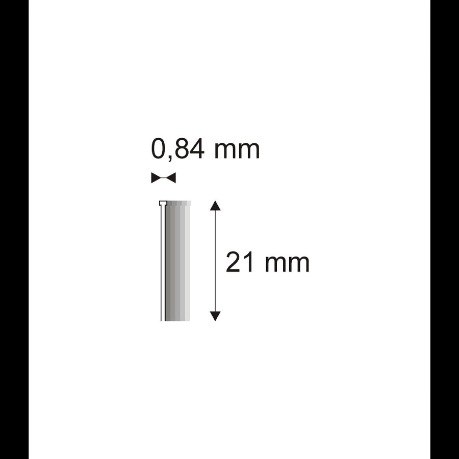 Truhlářské Brady Narex 84/21 - 0,84 x 21 mm - 14.000 ks 