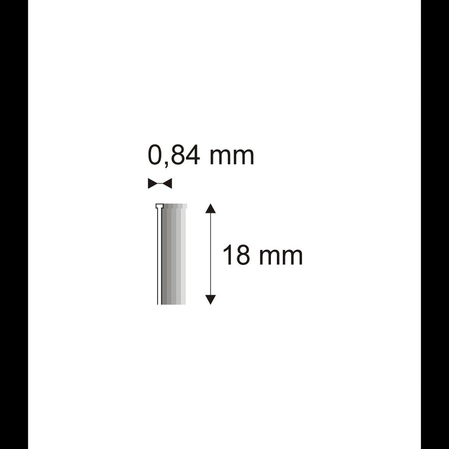 Truhlářské Brady Narex 84/18 - 0,84 x 18 mm - 14.000 ks 