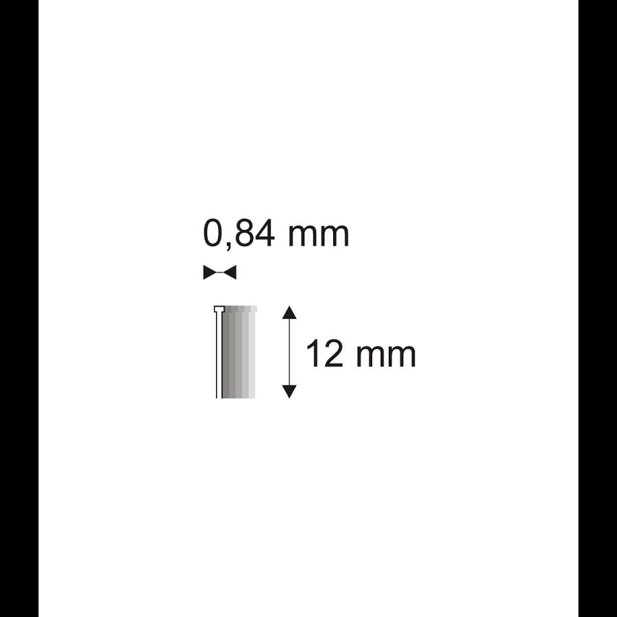 Truhlářské Brady Narex 84/12 - 0,84 x 12 mm - 14.000 ks 