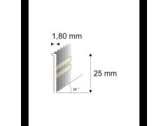 Produkt Truhlářské Brady šikmé 34° Narex 15G-DA/25 - 1,80 x 25 mm - 4.000 ks