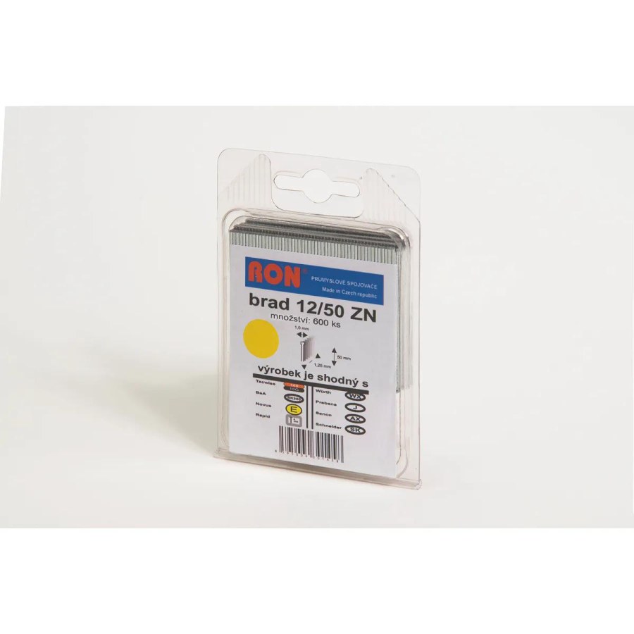 Truhlářské Brady Narex 12/50 (18G) - 1 x 50 mm kusů v&nbsp;balení 600 