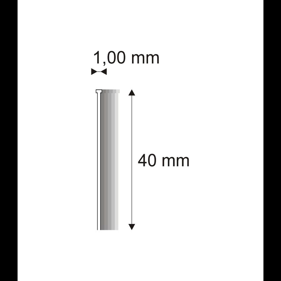 Truhlářské Brady Narex 12/40 (18G) - 1 x 40 mm - 5.000 ks 