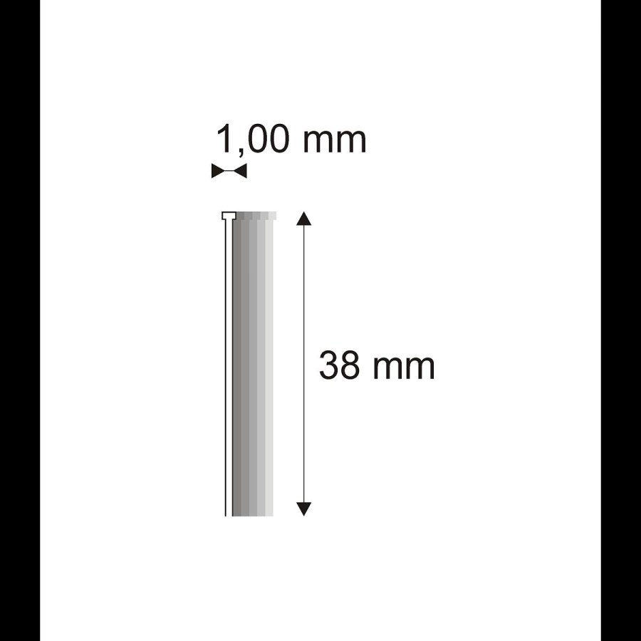 Truhlářské Brady Narex 12/38 (18G) - 1 x 38 mm - 5.000 ks 