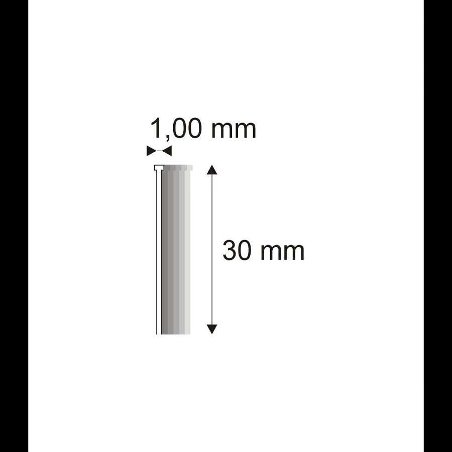 Truhlářské Brady Narex 12/30 (18G) - 1 x 30 mm kusů v&nbsp;balení 5000 