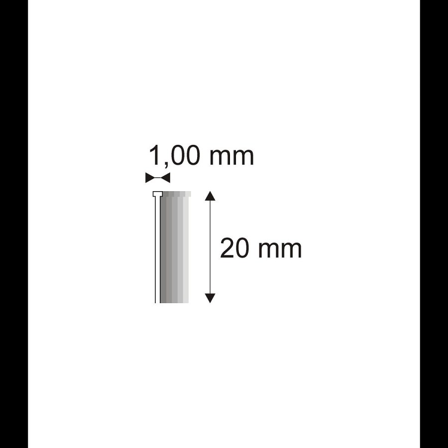 Truhlářské Brady Narex 12/20 (18G) - 1 x 20 mm - 5.000 ks 