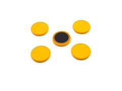 Magnety Mikov 854 - barevné 40 mm - 10 ks barevné provedení žlutá