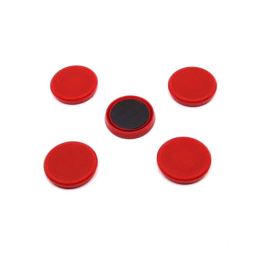 Magnety Mikov 854 - barevné 40 mm - 10 ks barevné provedení červená 