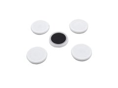 Magnety Mikov 854 - barevné 40 mm - 10 ks barevné provedení bílá