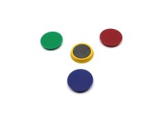 Magnety Mikov 854 - barevný mix 40 mm kusů v&nbsp;balení 4