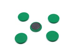 Magnety Mikov 853 - barevné 32 mm - 10 ks barevné provedení zelená