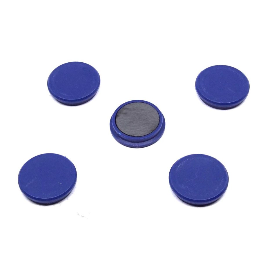 Magnety Mikov 853 - barevné 32 mm - 10 ks barevné provedení modrá 