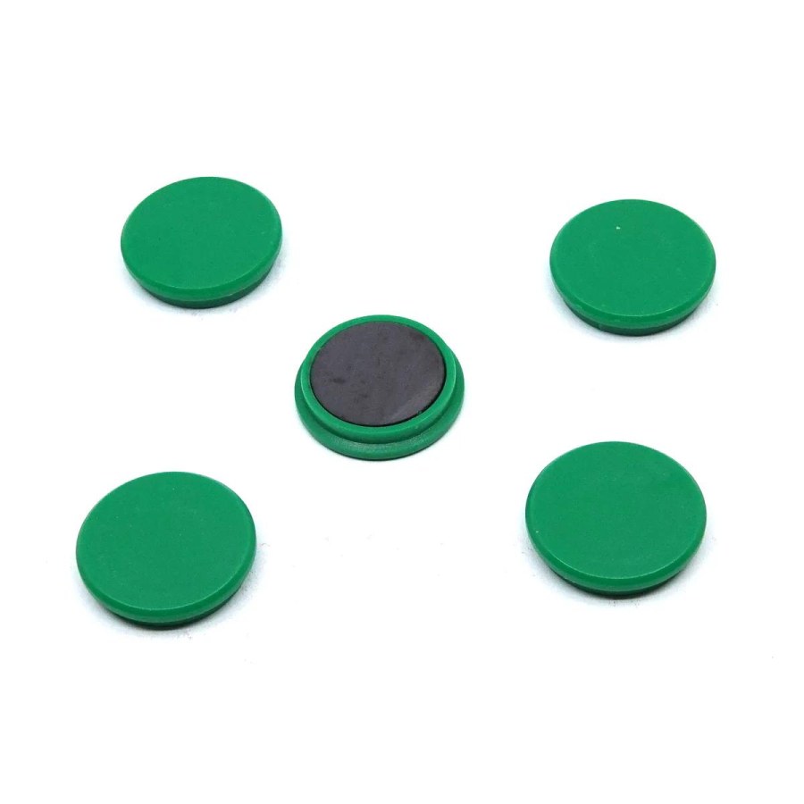 Magnety Mikov 853 - barevné 32 mm - 100 ks barevné provedení zelená 