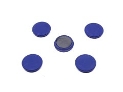 Magnety Mikov 853 - barevné 32 mm - 100 ks barevné provedení modrá