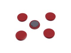 Magnety Mikov 853 - barevné 32 mm - 100 ks barevné provedení červená