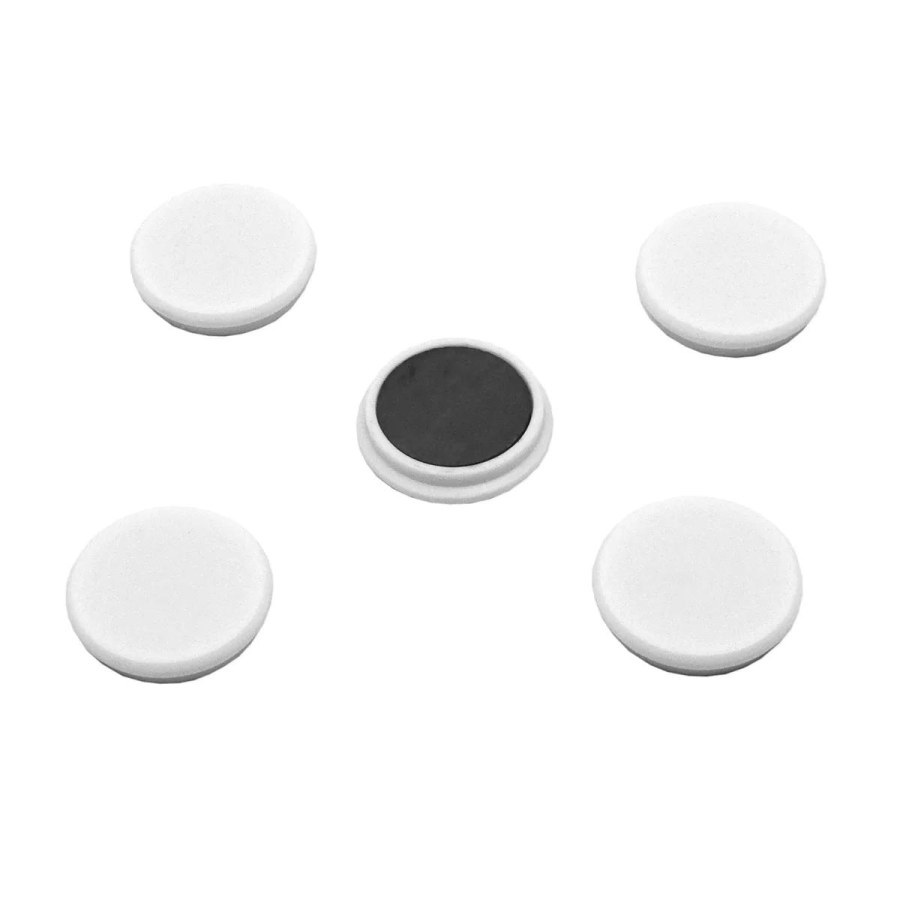 Magnety Mikov 853 - barevné 32 mm - 100 ks barevné provedení bílá 