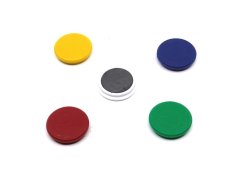 Magnety Mikov 853 - barevný mix 32 mm kusů v&nbsp;balení 4