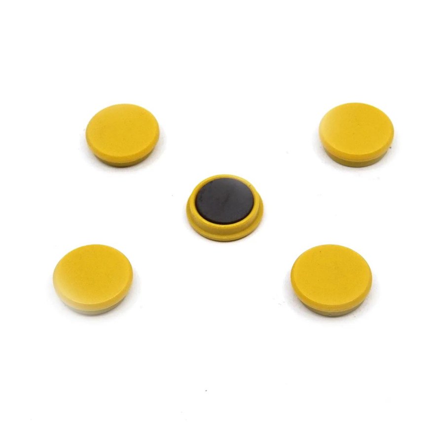 Magnety Mikov 852 - barevné 24 mm - 6 ks barevné provedení žlutá 