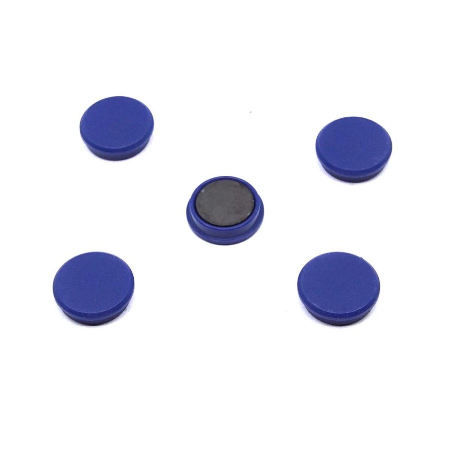 Magnety Mikov 852 - barevné 24 mm - 6 ks barevné provedení modrá 