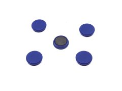 Magnety Mikov 852 - barevné 24 mm - 10 ks barevné provedení modrá