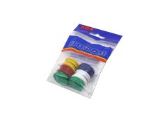 Magnety Mikov 852 - barevný mix 24 mm kusů v&nbsp;balení 10