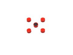 Magnety Mikov 851 - barevné 13 mm - 8 ks barevné provedení červená