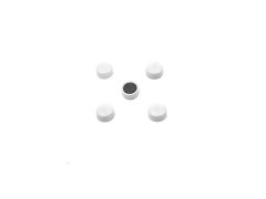 Magnety Mikov 851 - barevné 13 mm - 8 ks barevné provedení bílá