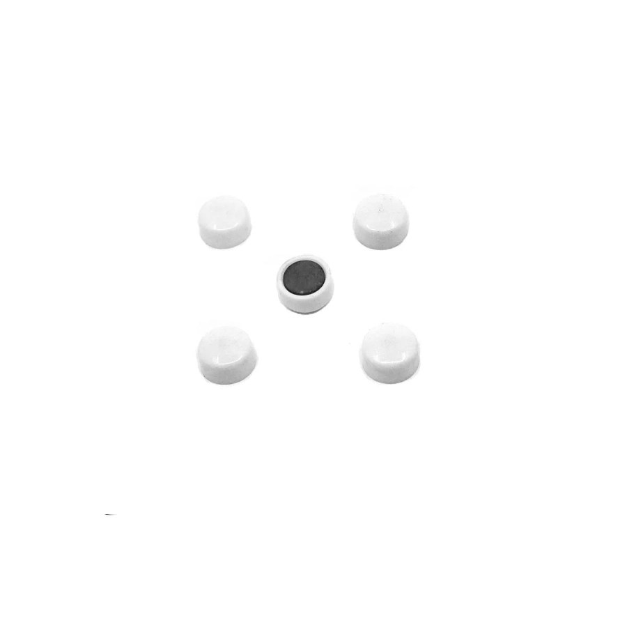 Magnety Mikov 851 - barevné 13 mm - 8 ks barevné provedení bílá 