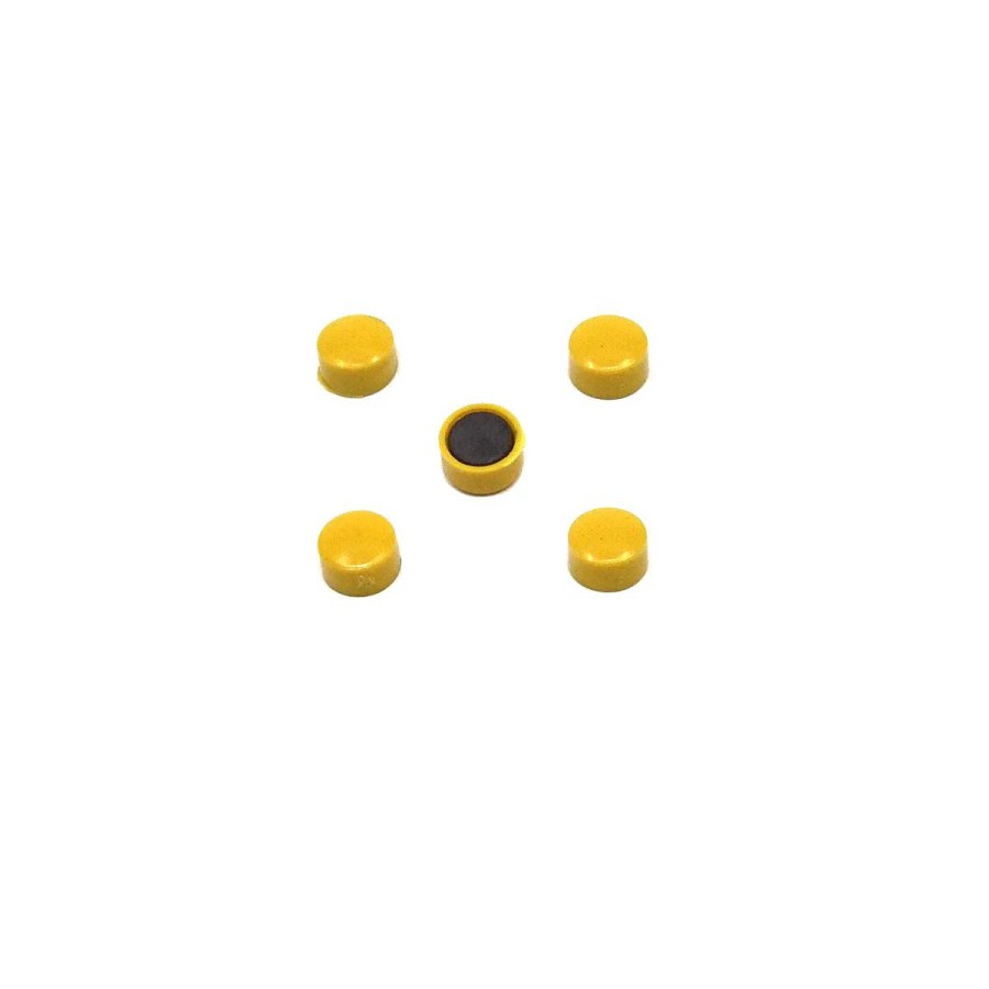 Magnety Mikov 851 - barevné 13 mm - 100 ks barevné provedení žlutá 
