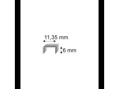 Čalounické spony Narex 539/06 - 11,35 x 6 mm - 1.200 ks