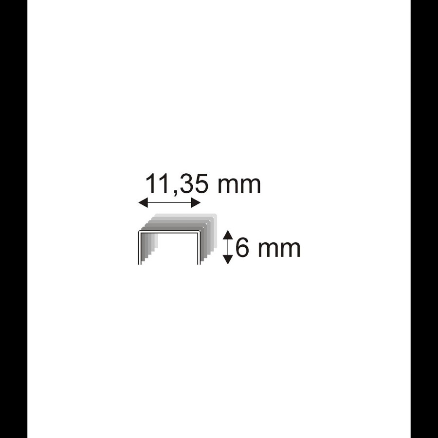 Čalounické spony Narex 539/06 - 11,35 x 6 mm - 1.200 ks - 