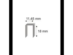 Čalounické spony Narex 530/18 - 11,45 x 18 mm kusů v&nbsp;balení 600