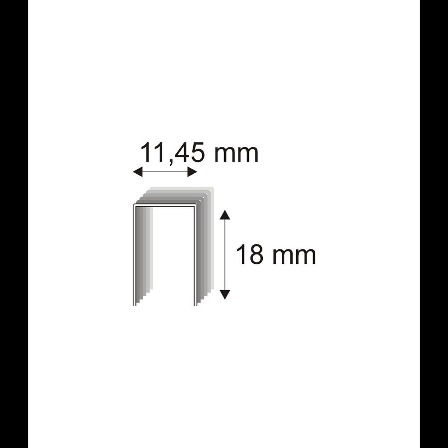 Čalounické spony Narex 530/18 - 11,45 x 18 mm kusů v&nbsp;balení 600 